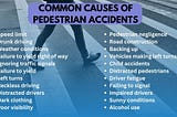 Most Common Causes of Pedestrian Accidents in Atlanta