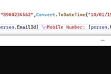 primary constructor example
