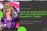 How to make money on YouTube without making a video