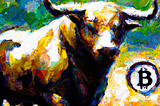 An impressionist crypto bull, courtesy of Dall-E