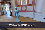 Walkable 360° Video