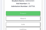 eSIR — Touch Attendance Register