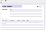 Odoo PriceLists