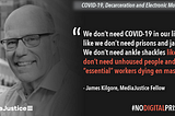 COVID-19, Decarceration and Electronic Monitoring