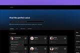 Explore, Preview, Choose: Introducing the Voices Page