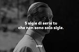 5 sigle di serie tv che non sono solo sigle