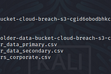 CloudGoat : cloud_breach_s3 walk-through