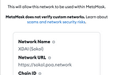 Connect Users to Layer 2 networks with the MetaMask Custom Networks API