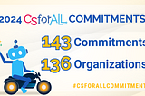 The National Computer Science for All Movement Announces Eighth Year of Commitments with 143…