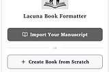 Tech: Lacuna Formatting Software Review