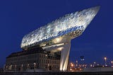 The Port House (Antwerp, Belgium), designed by Zaha Hadid.