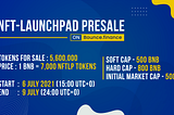 NFT-Launchpad is pleased to announce The updates in Tokenomic, Token locks, Softcap/Hardcap and…