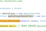 C# mediaPlayer, why mediaended event not triggered.