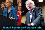 2020 STRATEGY: Bernie and Warren should form a ticket before the voting starts