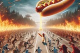 A Hot Dog Hunger Games: Ranking Political Party Mascots in an Eating Contest