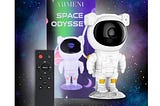 Astronaut Galaxy Light Projector | Kids Room Decor | Astronaut Galaxy Projector Night Light With…