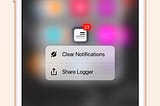 iOS Feature Request: Force Press To Clear Badge Notifications