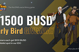 GRUSH $1,500 BUSD Early Bird Contest