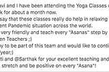 Sri Sri Yoga Classes