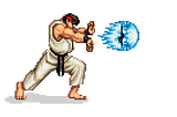 Ryu doing the Hadouken