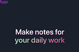 notebook app