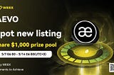 AEVO Listing and Trading Event on WEEX Exchange!