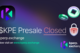 The KPerp.Exchange Public Presale is now closed!