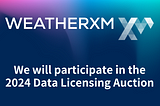 We will participate in the Data Licensing Auction for 2024