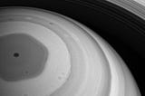 A mysterious pattern on Saturn: What is its origin?