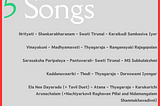 Five Songs for the Week — 11