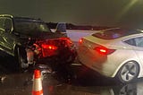 Tesla’s Autopilot collides with two parked vehicles