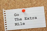 “Going an #extra mile”