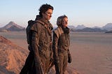 Paul Atreides and his Lady Jessica from Dune (2021) film