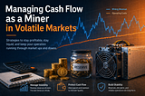Managing Cash Flow as a Miner in Volatile Markets