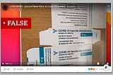 FAKE NEWS: COVID VACCINE CONTAINS ABORTED FETAL FRAGMENTS