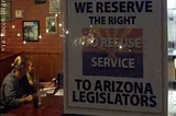 Tucson Arizona Pizzeria Rocco's Little Chicago Bans State Legislators