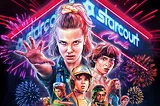 Depiction of the kids from the hit series Stranger Things on Netflix to discuss Storytelling