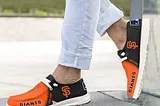 Show Your Giants Spirit with Personalized MLB San Francisco Giants Logo Print Hey Dude Shoes