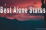 60+ Alone Status & Captions