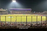 Our First Ever Cricket Match Live at the Eden Gardens