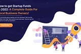 How to get Startup Funds in 2022: A Complete Guide For Local Business Owners! — WP Maps