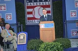 Craig Biggio speaks at his Hall of Fame induction 