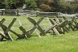 Buck style fence