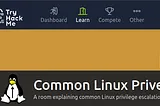 Common Linux Privesc TryHackme Writeup