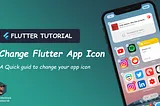 Level Up Your App’s Look: A Quick Guide to Changing Your Flutter App Icon (android only)
