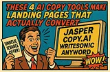These 4 AI Copy Tools Make Landing Pages That Actually Convert Your unfair advantage for better copy, stronger SEO, and higher conversions.
