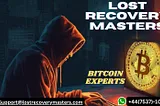 How can i recover my cryptocurrency 2024 Lost recovery masters got you