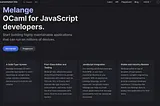 Melange — OCaml for React Native. Develop with confidence