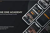 UI/UX: The One Academy’s Student Portal App Design