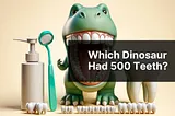 Which dinosaur had 500 teeth?